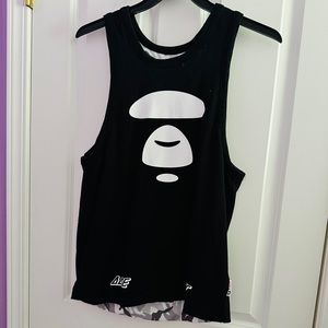 Aape tank top. Small size. Reversible